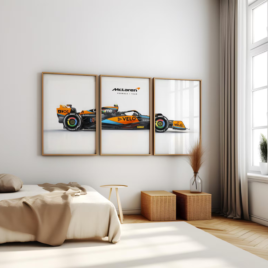 Set x3 Cuadros McLaren de Fórmula 1