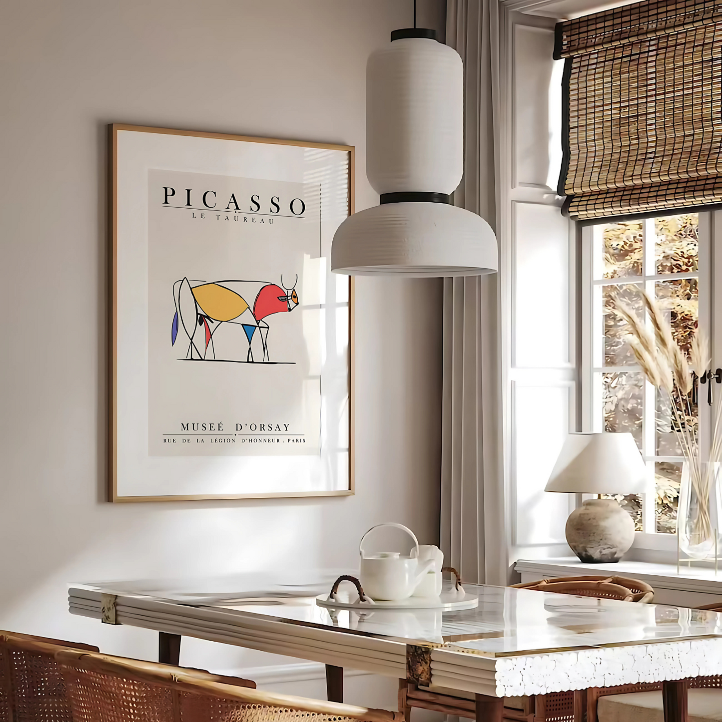 Cuadro Decorativo Abstracto Picasso Toro