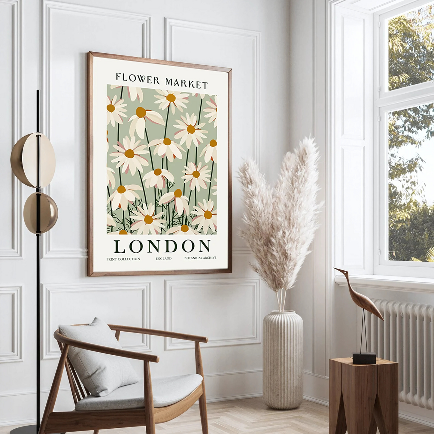 Cuadro Decorativo Botánico Flores London