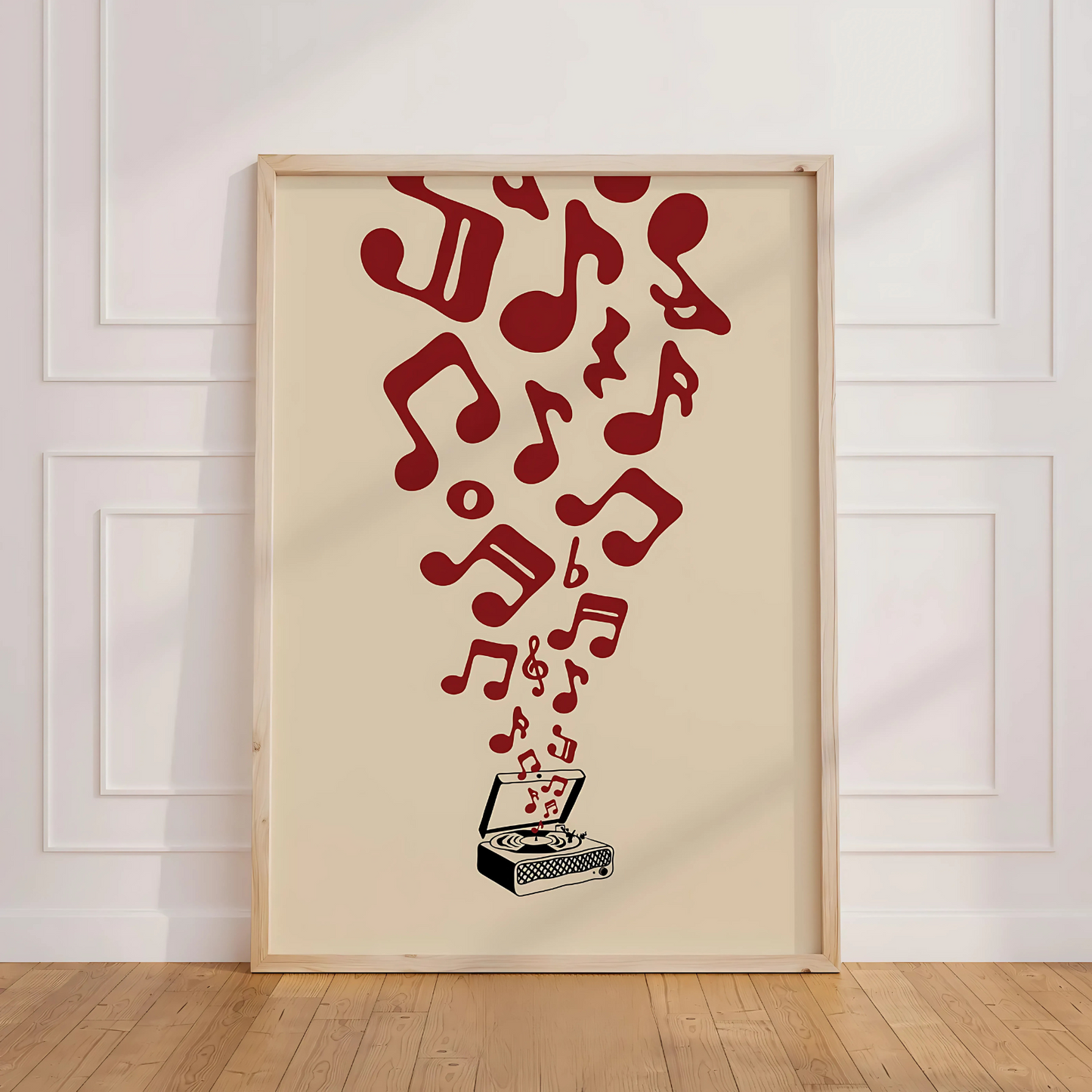Cuadro Decorativo Musical Tocadiscos