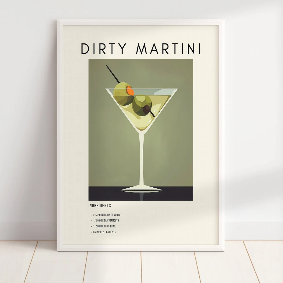 Cuadro Decorativo Retro Dirty Martin