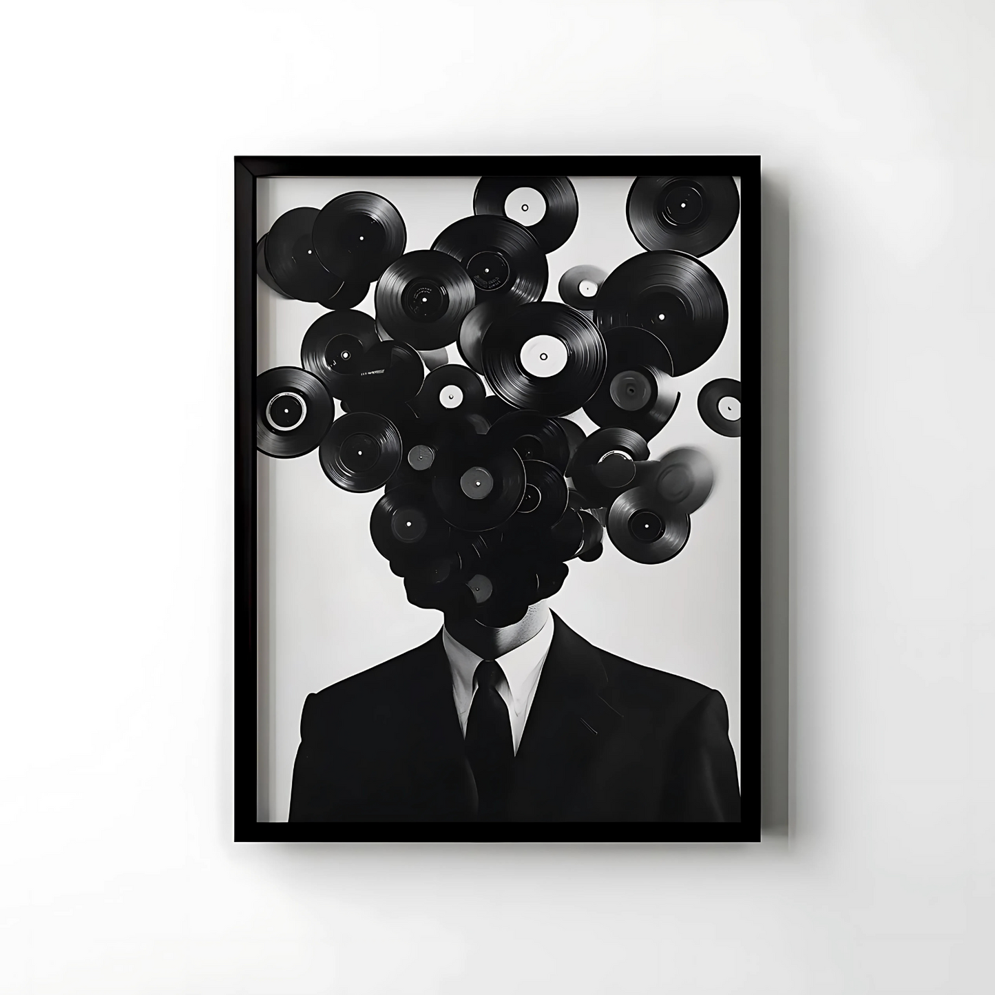 Cuadro Decorativo Discos Man