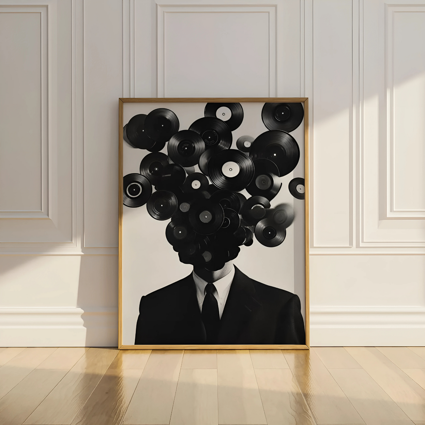 Cuadro Decorativo Discos Man