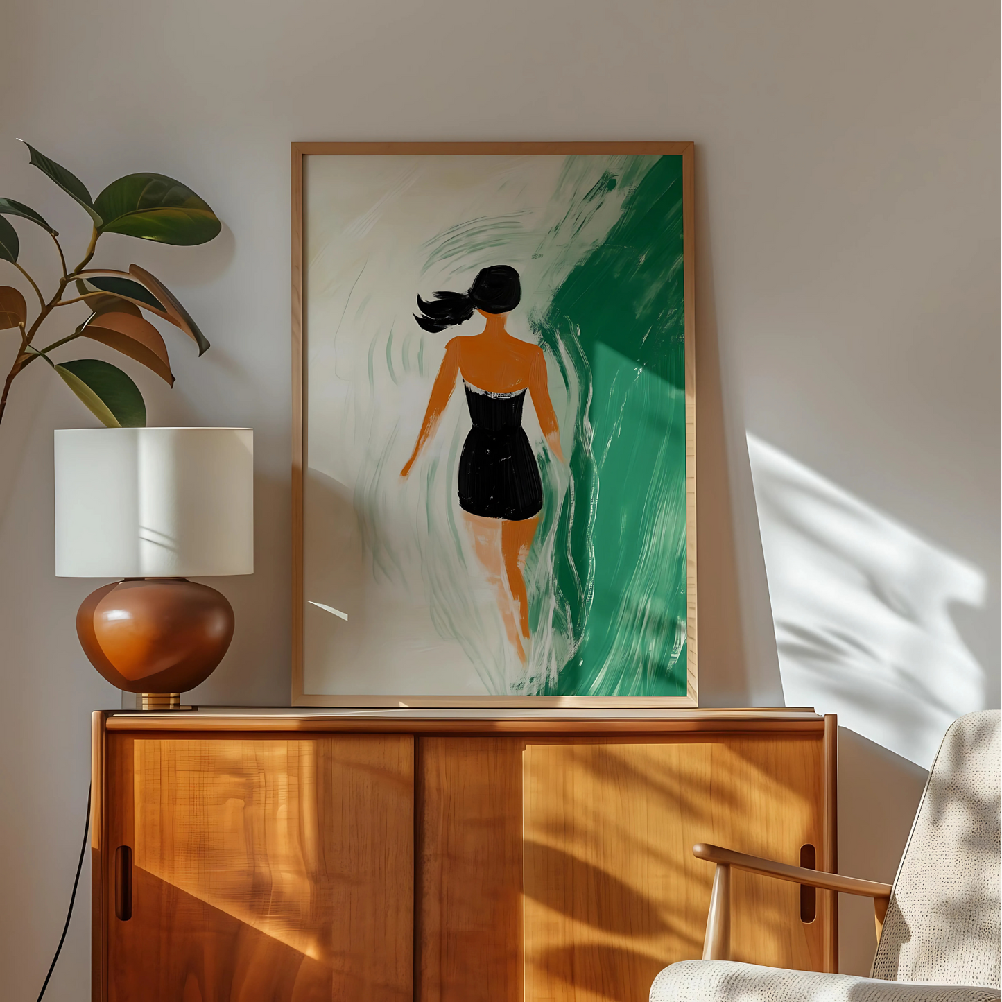 Cuadro Decorativo ilustración Mujer