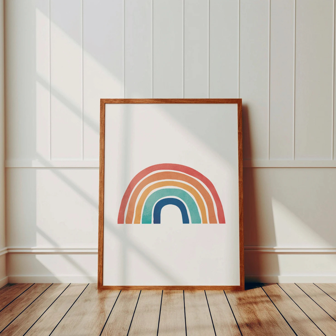 Cuadro Decorativo Infantil , Arcoiris