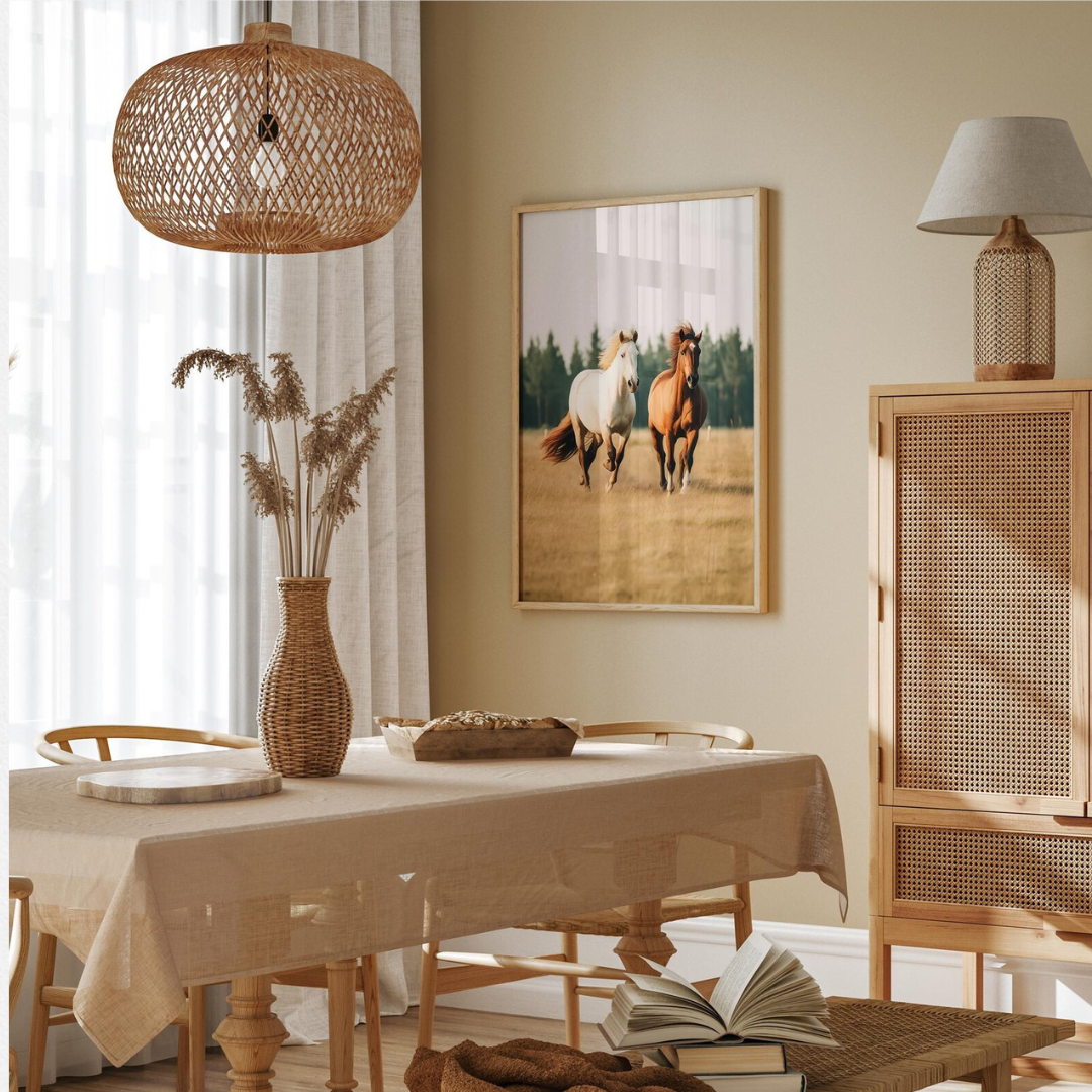 Cuadro Decorativo fotografía rústica de granja, decoración del oeste
