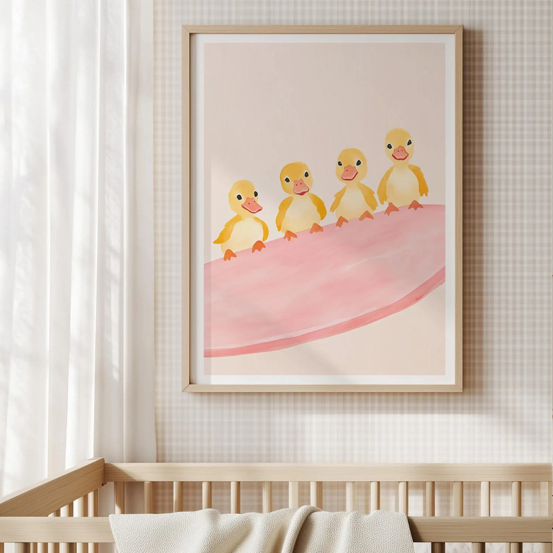 Cuadro Decorativo Infantil , Elefante , Estrellas