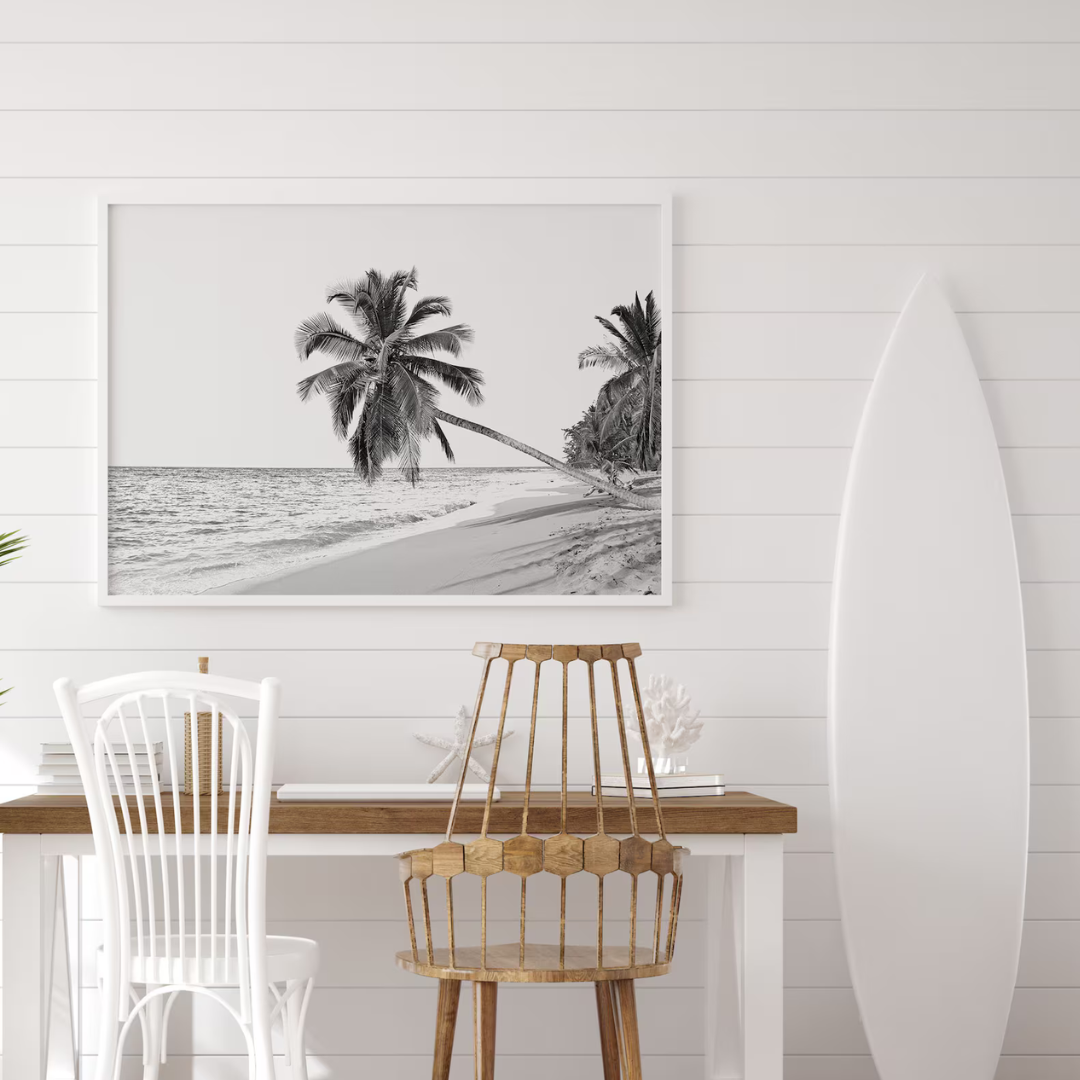 Cuadro Decorativo  palmera, póster de playa