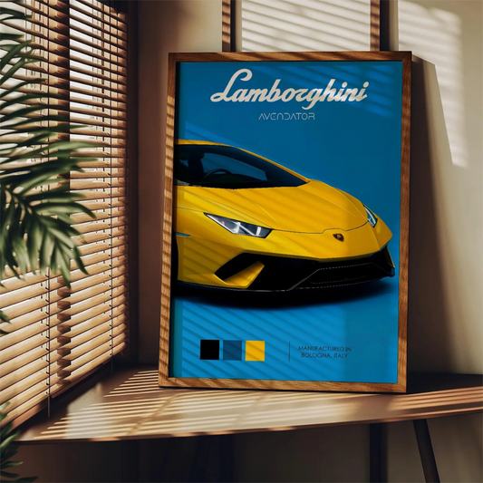 Cuadro Deportivo Lamborghini Aventador