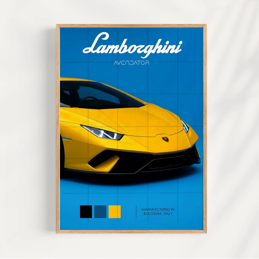 Cuadro Deportivo Lamborghini Aventador