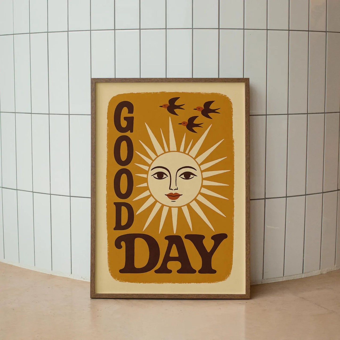 Cuadro Decorativo Ilustración Sol Good Day