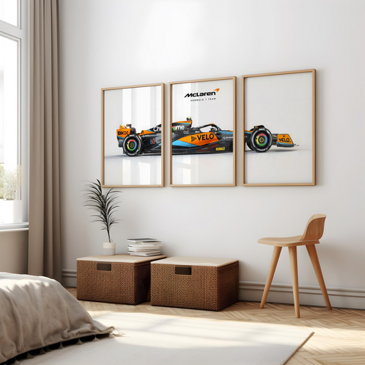 Set x3 Cuadros McLaren de Fórmula 1
