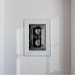 Cuadro Decorativo Musical Cassette Real
