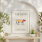 Cuadro Decorativo Abstracto Picasso Toro