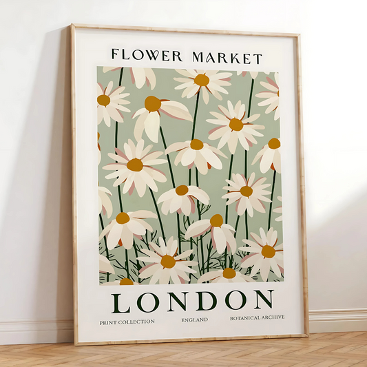 Cuadro Decorativo Botánico Flores London