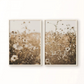 Set x2 Cuadros Decorativos Paisajes Flores Silvestres Realistas