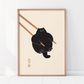 Cuadro bola de masa de gato japonesa