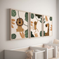 Set x3 Cuadros Safari Infantil Animales