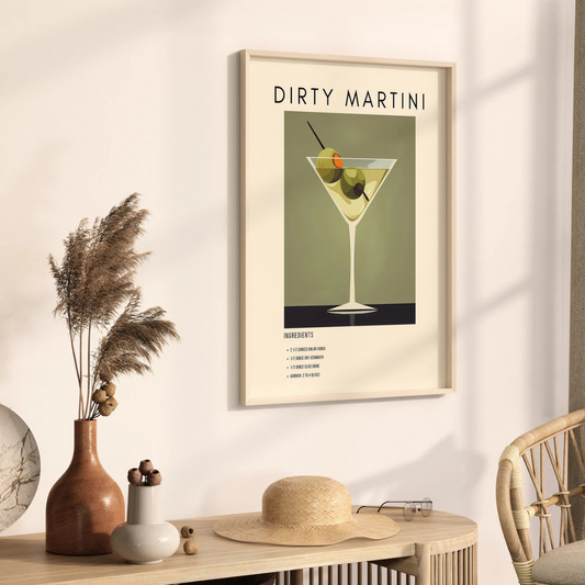 Cuadro Decorativo Retro Dirty Martin