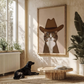 Cuadro Decorativos Gatos con Sombrero