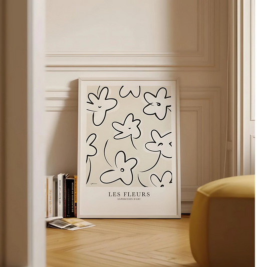 Cuadro Decorativo Botanico Les Fleurs