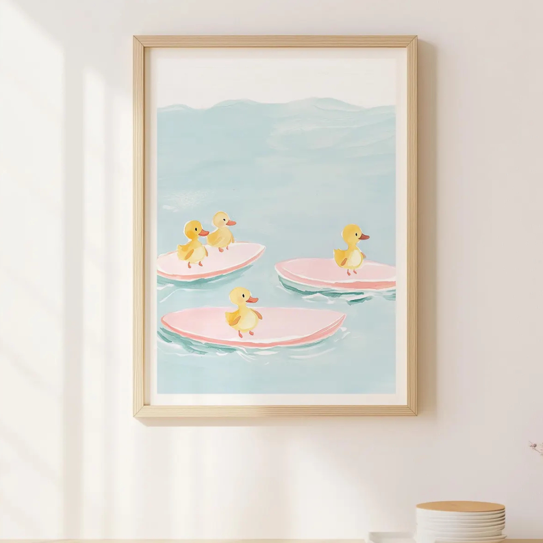Cuadro Decorativo Infantil , Patitos bebés