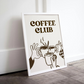 Cuadro Decorativo Retro Coffee Club II