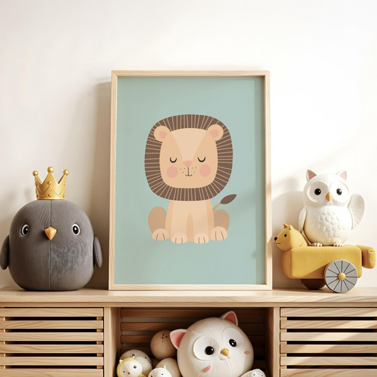 Cuadro Decorativo León bebé