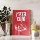 Cuadro Decorativo Arte mural Pizza dibujada a mano I
