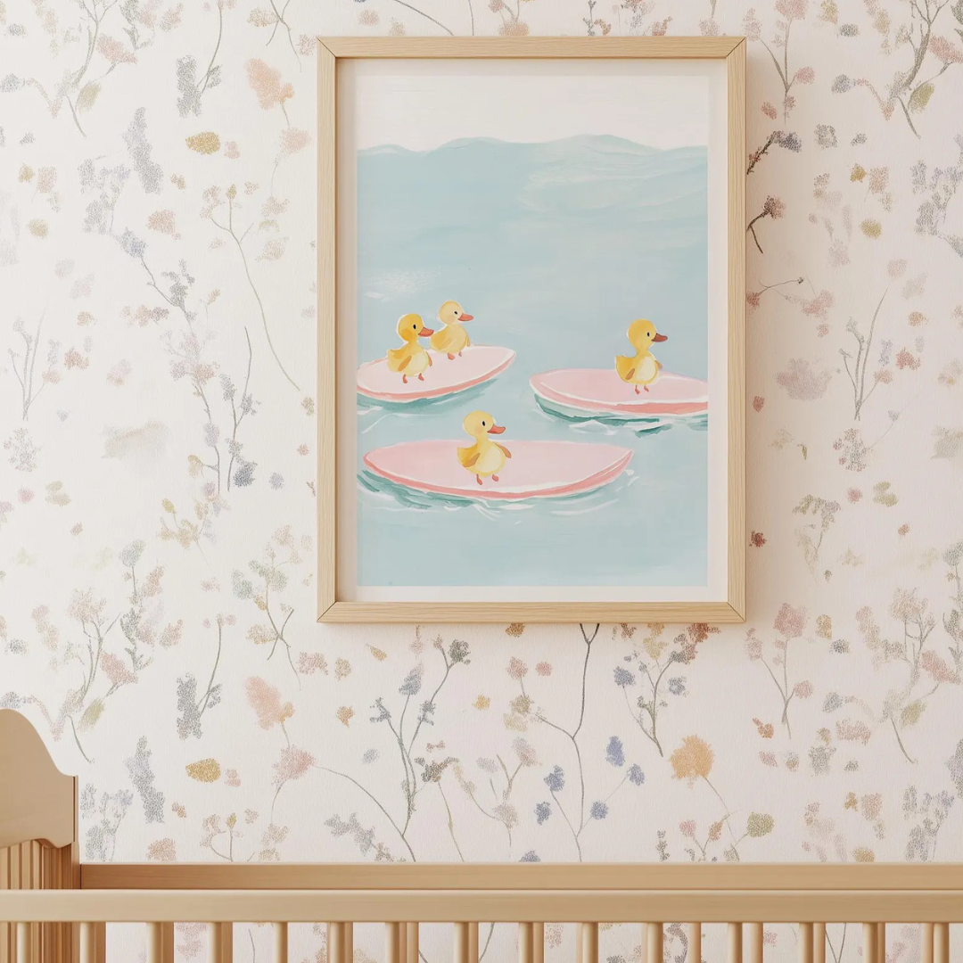 Cuadro Decorativo Infantil , Patitos bebés