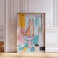 Cuadro Decorativo Gato Feliz Sobre El Baño