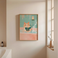 Cuadro Decorativo Gato Leyendo Libro Tomando Un Baño