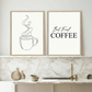 Set x2 Cuadros Decorativos Cafeteros