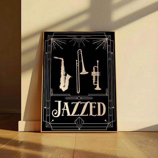 Cuadro Decorativo Musical Jazzed