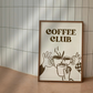 Cuadro Decorativo Retro Coffee Club II