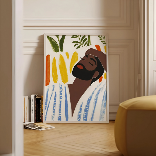 Cuadro Decorativo Ilustración Hombre