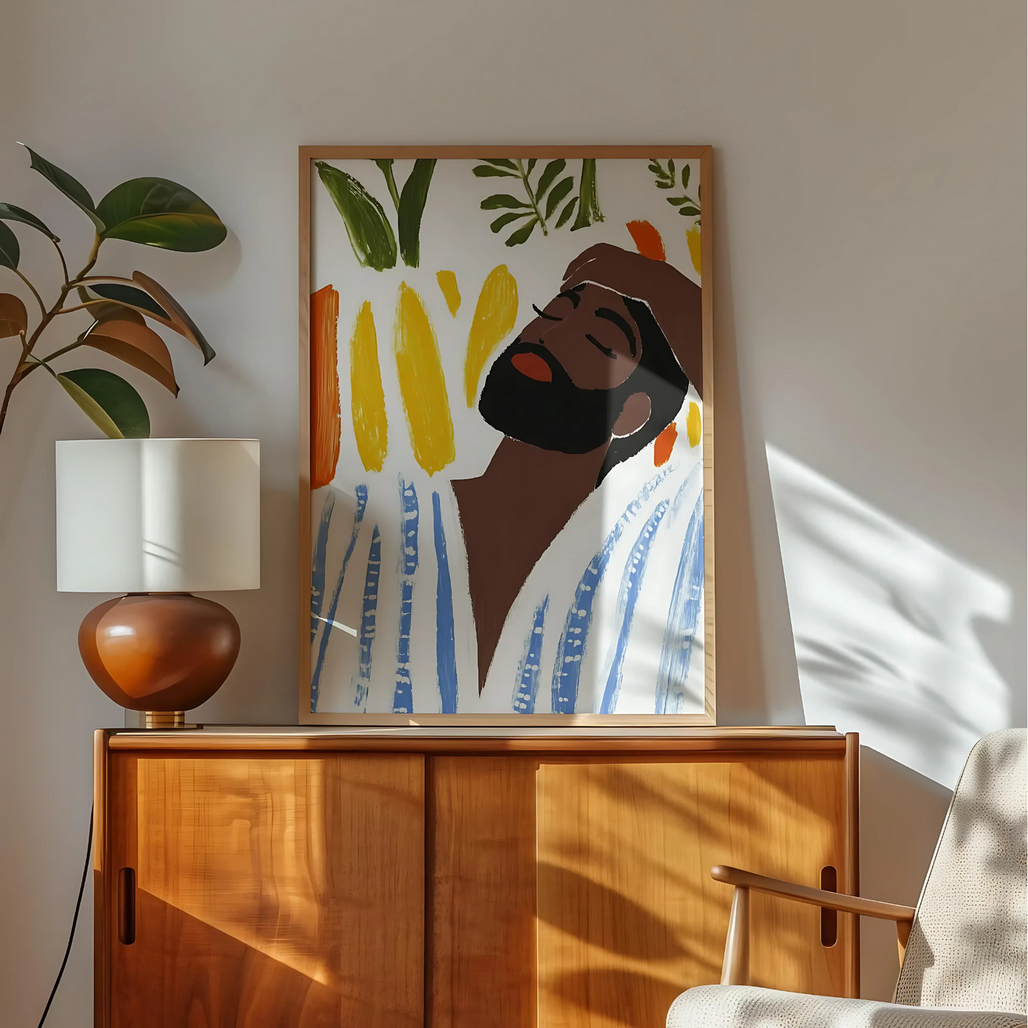 Cuadro Decorativo Ilustración Hombre