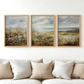 Set x3 Cuadros Decorativos Pintura de paisaje costero