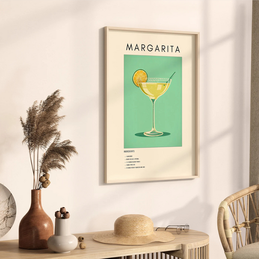 Cuadro Decorativo Cóctel margarita