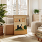 Cuadro Decorativo Gato Haciendo Pilates