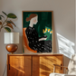 Cuadro Decorativo Ilustrativo Mujer Sentada Te