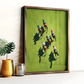 Cuadro Decorativo artística de carreras de caballos aéreas