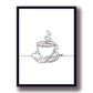 Cuadro Decorativo Taza de Café, Coffee - Tree House Deco