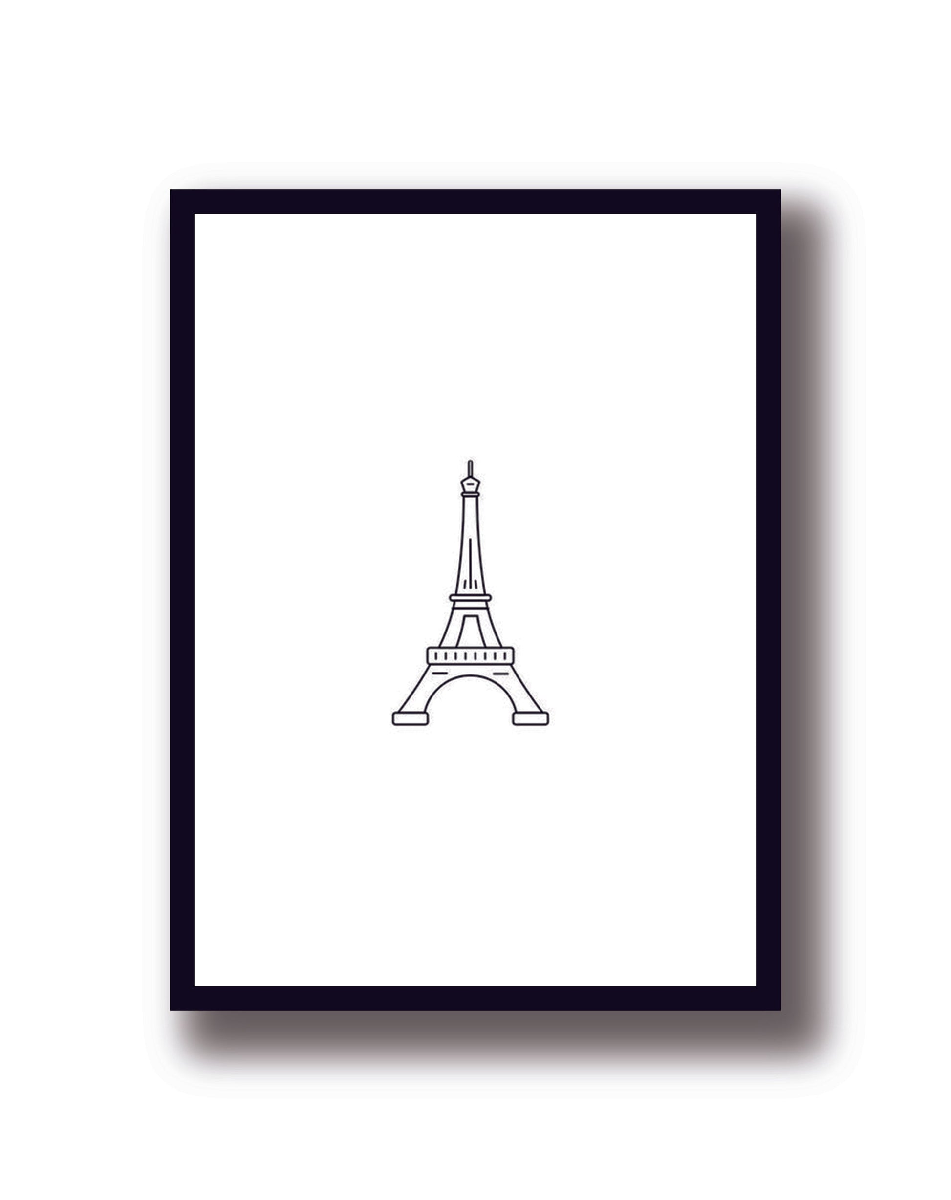 Cuadro Decorativo Viajes, Travel, Torre Eiffel - Tree House Deco