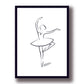 Cuadro Decorativo Ballet, Line - Tree House Deco