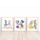 Set x3 Cuadros Personajes de Disney