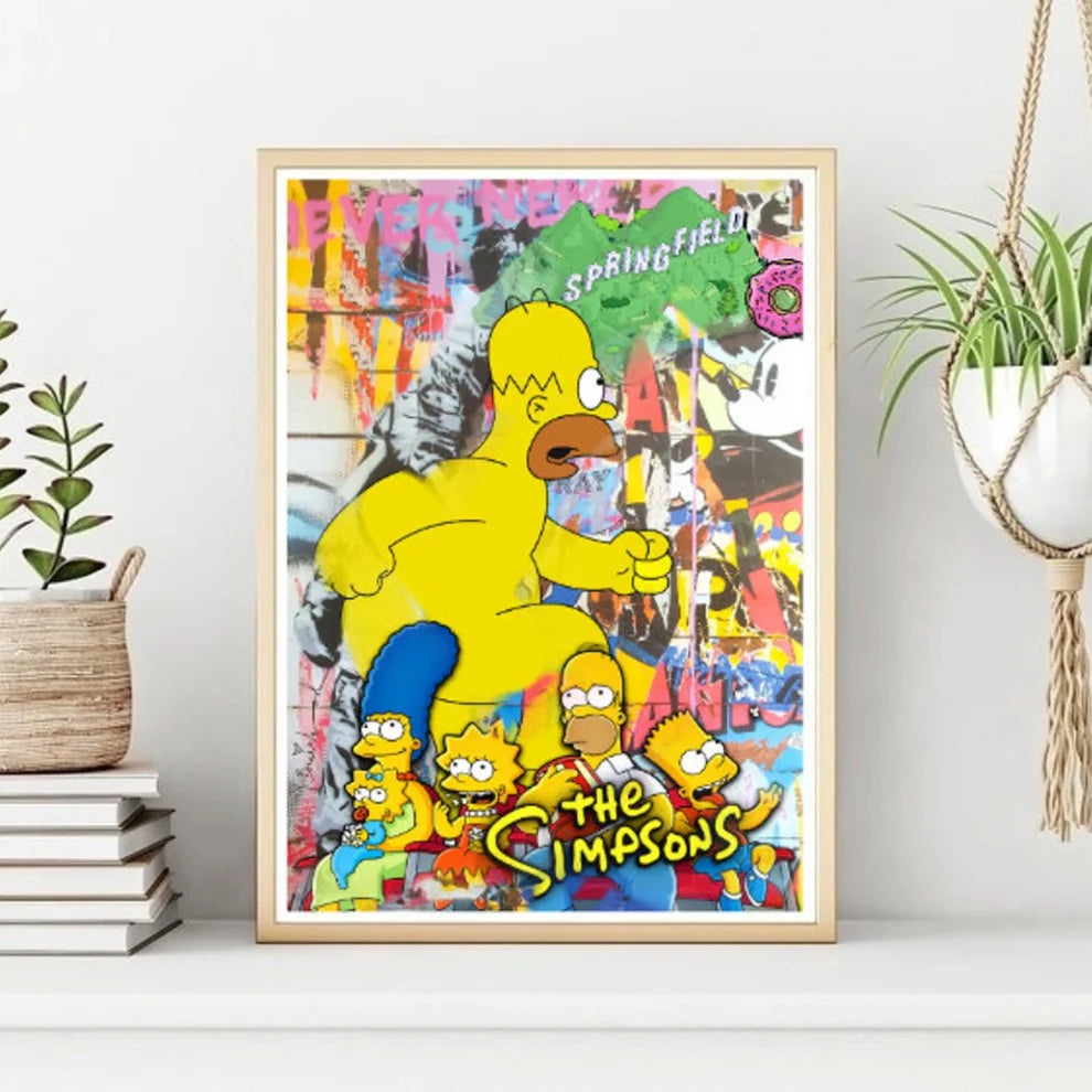 Cuadro Decorativo Los Simpsons