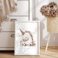 Set x3 Cuadros Unicornio bebé