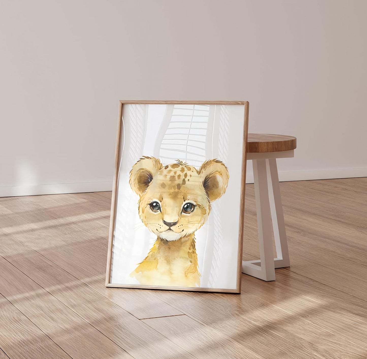 Set x3 Cuadros animales bebé infantiles