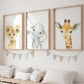 Set x3 Cuadros animales bebé infantiles